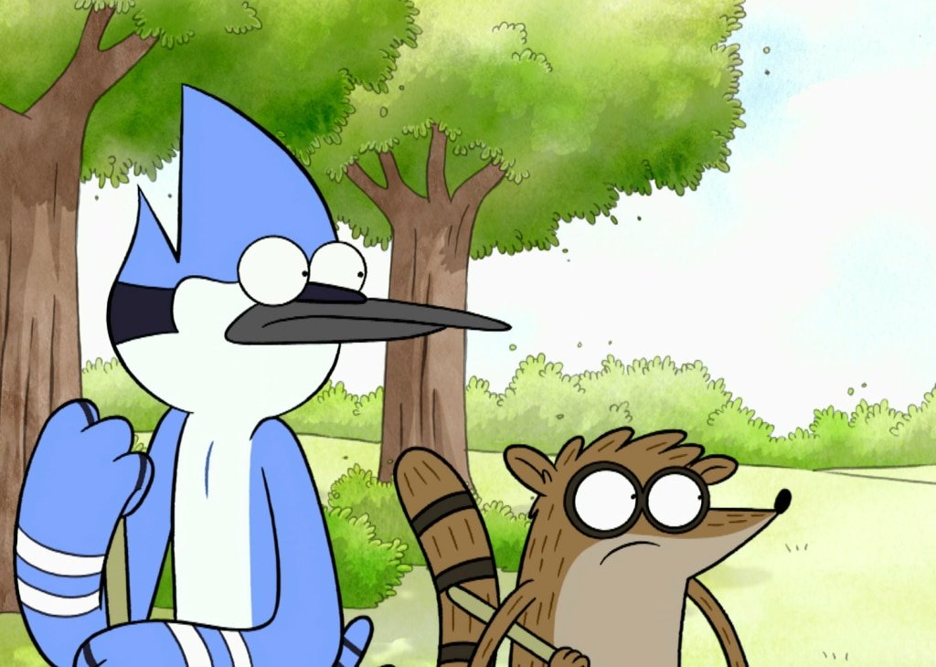 Regular. Regular show. Мордекай рейд. Regular show Dövüş.