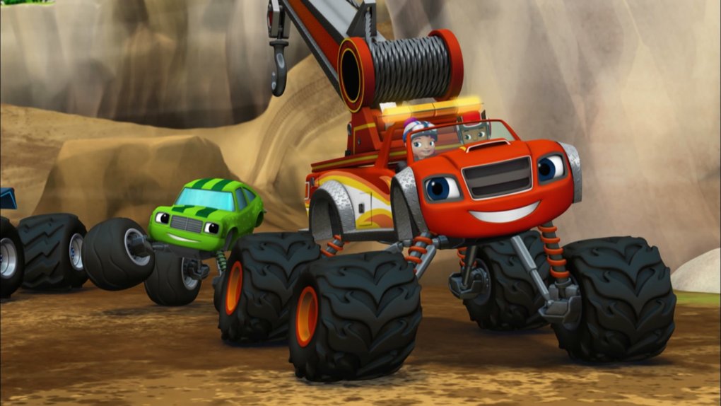 blaze and the monster machines tow truck team