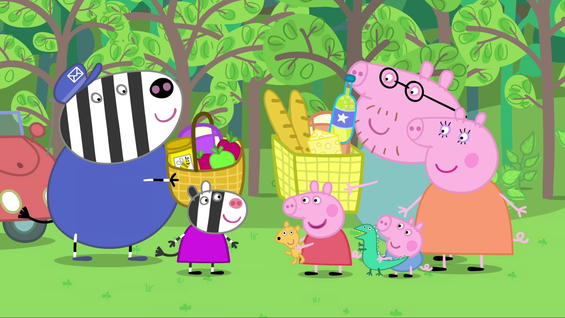 teddy's day out peppa pig