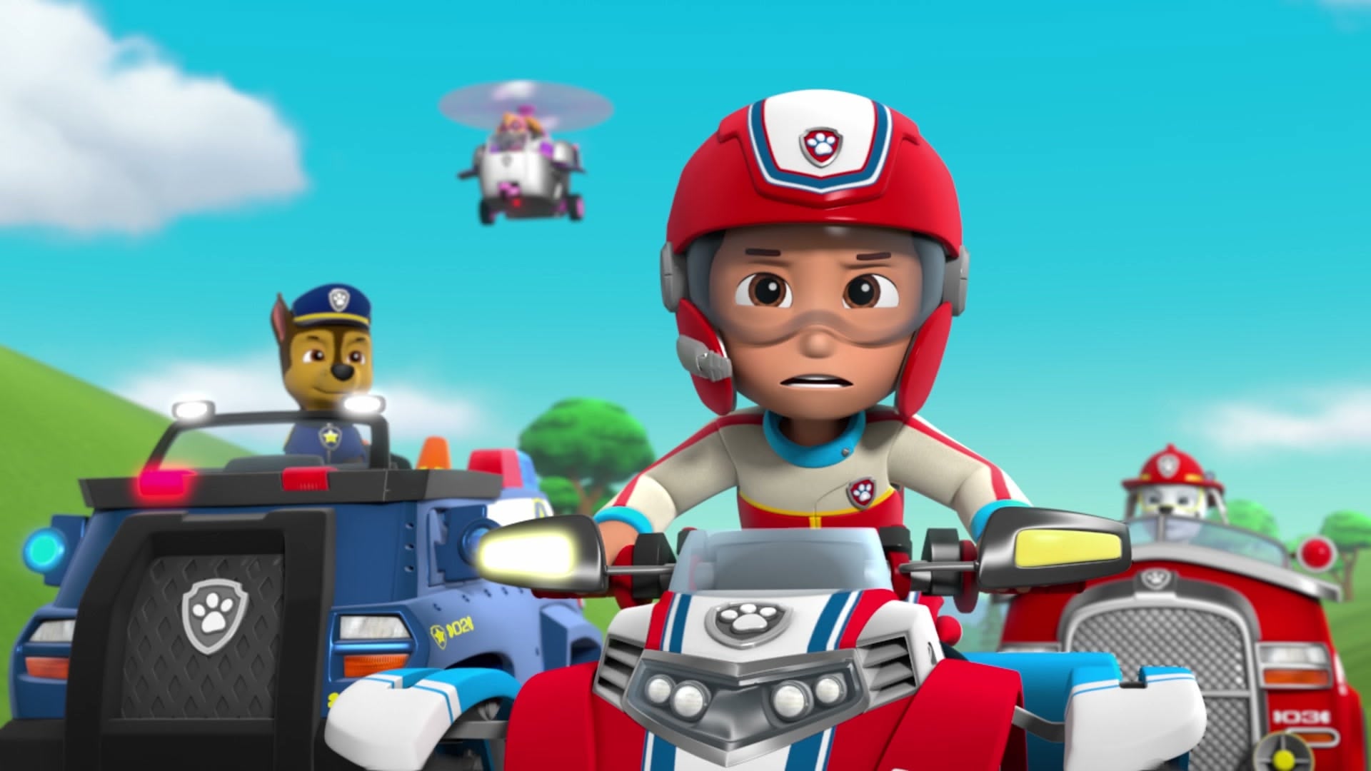 paw patrol ryder helmet